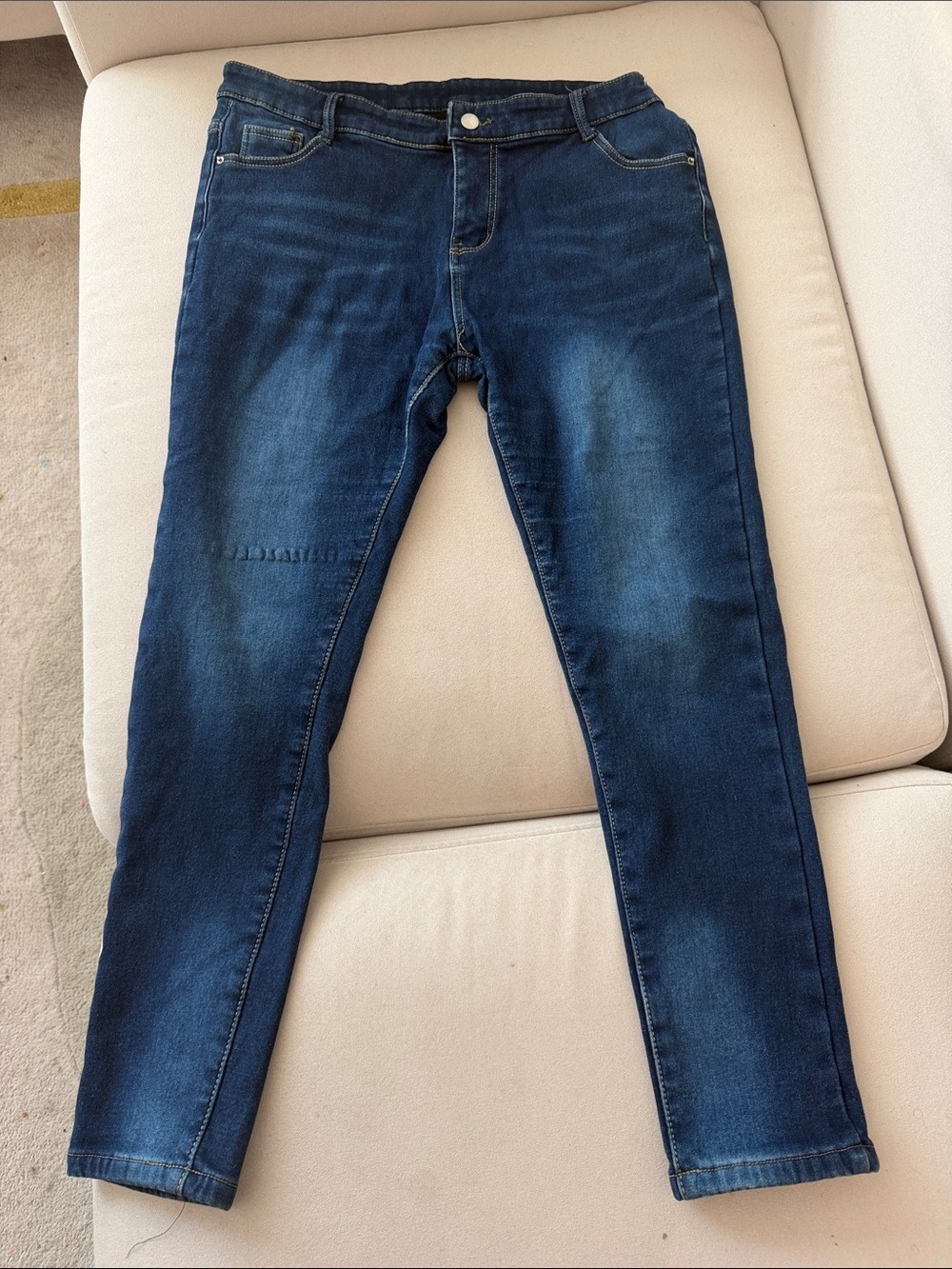 Women’s Dark Blue Stretch Skinny Jeans